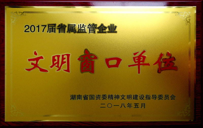 湖南发展集团养老产业有限华体会平台-华体会(中国)一站式服务平台
荣获“省属监管企业文明窗口单位”称号